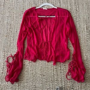 Rumored Pink Tie Top